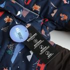 Cool Club, Combinezon schi cu gluga pentru baieti, calduros, bleumarin