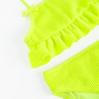 Cool Club, Costum de baie din doua piese pentru fete, UV 50, verde