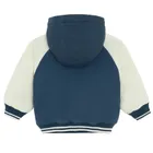 Cool Club, Geaca de baseball cu gluga pentru baieti, cu capse, albastru