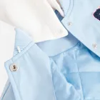 Cool Club, Geaca de baseball cu gluga pentru fete, albastru, imprimeu Lilo si Stitch