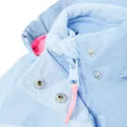 Cool Club, Geaca de ploaie cu gluga pentru fete, 3in1, Bluza polar cu fermoar, albastru