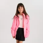 Cool Club, Geaca de ploaie cu gluga pentru fete, roz