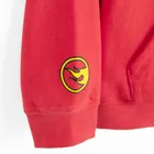 Cool Club, Hanorac cu gluga pentru baieti, cu fermoar, rosu, imprimeu Hot Wheels