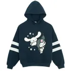 Cool Club, Hanorac cu gluga pentru fete, calduros, bleumarin, imprimeu Hello Kitty and Friends
