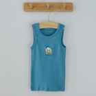 Cool Club, Maiou fara maneci pentru baieti, albastru, alb, imprimeu Donald Duck, set 3 buc.