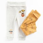 Cool Club, Pantaloni fara botosei pentru baieti, mix, set, 2 buc., imprimeu Lion King