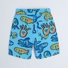 Cool Club, Pantaloni scurti pentru baieti, gri, albastru, set, 2 buc.