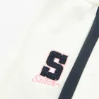 Cool Club, Pantaloni trening pentru fete, wide, alb, imprimeu Lilo si Stitch