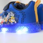 Cool Club, Pantofi sport pentru baieti, bleumarin, cu lumini led, imprimeu Paw Patrol