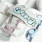 Cool Club, Pantofi sport pentru fete, alb, talpa cu leduri, imprimeu Lilo si Stitch