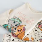 Cool Club, Pijama pentru fete, ecru, imprimeu Paw Patrol