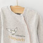 Cool Club, Pijama tip salopeta pentru fete, bumbac organic, mix de culori, imprimeu Harry Potter, set 3 buc.