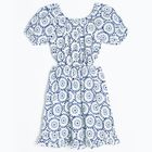 Cool Club, Rochie cu maneca scurta pentru fete, ecru