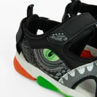 Cool Club, Sandale pentru baieti, negru, talpa cu leduri