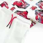 Cool Club, Set pentru baieti, Bluza, Pantaloni scurti, alb, imprimeu Cars