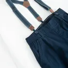 Cool Club, Set pentru baieti, Camasa cu maneca scurta, Pantaloni din textil, Bretele, mix