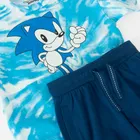 Cool Club, Set pentru baieti, Tricou, Pantaloni scurti, albastru, imprimeu Sonic the Hedgehog