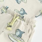 Cool Club, Set pentru baieti, Tricou, Pantaloni scurti, bej