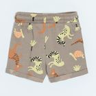 Cool Club, Set pentru baieti, Tricou, Pantaloni scurti, portocaliu-gri