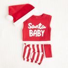 Cool Club, Set pentru bebelusi, Body cu maneca lunga, Pantaloni cu botosei, Caciula, mix