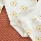 Cool Club, Set pentru bebelusi, Body cu maneca lunga, Pantaloni, din tricot striat, alb