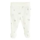 Cool Club, Set pentru bebelusi, Body cu maneca lunga, Pijama tip salopeta, Pantaloni cu botosei, Caciula, alb