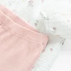 Cool Club, Set pentru fete, Bluza cu maneca lunga, muselina, Colanti, din tricot striat, mix