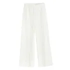 Cool Club, Set pentru fete, Bluza cu maneca scurta, Pantaloni din textil, wide, alb