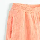 Cool Club, Set pentru fete, Bluza fara maneci, Pantaloni din textil, wide, portocaliu