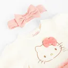 Cool Club, Set pentru fete, Body-rochie cu maneca scurta, Bentita, mix, imprimeu Hello Kitty