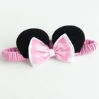 Cool Club, Set pentru fete, Body-rochie cu maneca scurta pentru fete, Bentita, roz, imprimeu Minnie Mouse