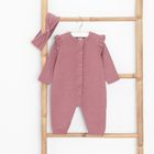 Cool Club, Set pentru fete, Pijama tip salopeta, Bentita, roz inchis