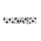 Cool Club, Set pentru fete, rochie cu maneca scurta, bentita, sosete, alb-negru, cu buline