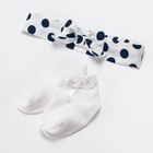 Cool Club, Set pentru fete, Rochie cu maneca scurta pentru fete, Sosete, Bentita, mix