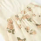 Cool Club, Set pentru fete, Top, Pantaloni din textil, wide, bej