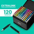 Extralink, set de markere cu alcool, 120 buc.