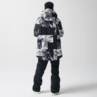 Geaca de schi impermeabila cu gluga si croiala oversize unisex NOWEAR