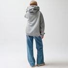 Hanorac gri cu croiala oversize NOWEAR