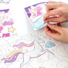 Kidea, Unicorn, autocolant cu numere