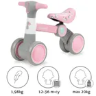 Kidwell, Petito Bunny, mini bicicleta de echilibru cu 4 roti