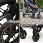 Kinderkraft, Esme, carucior multifunctional 3in1, Pure Black