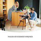 Kinderkraft, Fini, scaun inalt pentru hranire copii 2in1, picioare gri