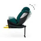 Kinderkraft, I-360 2 Plus, scaun auto, i-Size, verde, 40-150 cm