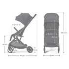 Kinderkraft, Indy 3, carucior sport, Coal Black