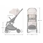 Kinderkraft, Indy 3, carucior sport, Misty Beige