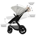 Kinderkraft, Moov 2 XL Air, carucior multifunctional, Moonlight Grey