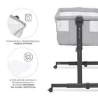 Kinderkraft, Nestee Up 2, patut 2in1, Light Grey