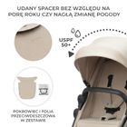 Kinderkraft, Newly, carucior multifunctional 3in1, Sand Beige