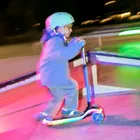 Kinderkraft, RAKET UP, trotineta LED cu 3 roti cu sezut, 2in1, Blue