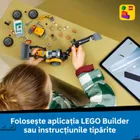 LEGO City, Buldoexcavator galben, 60480